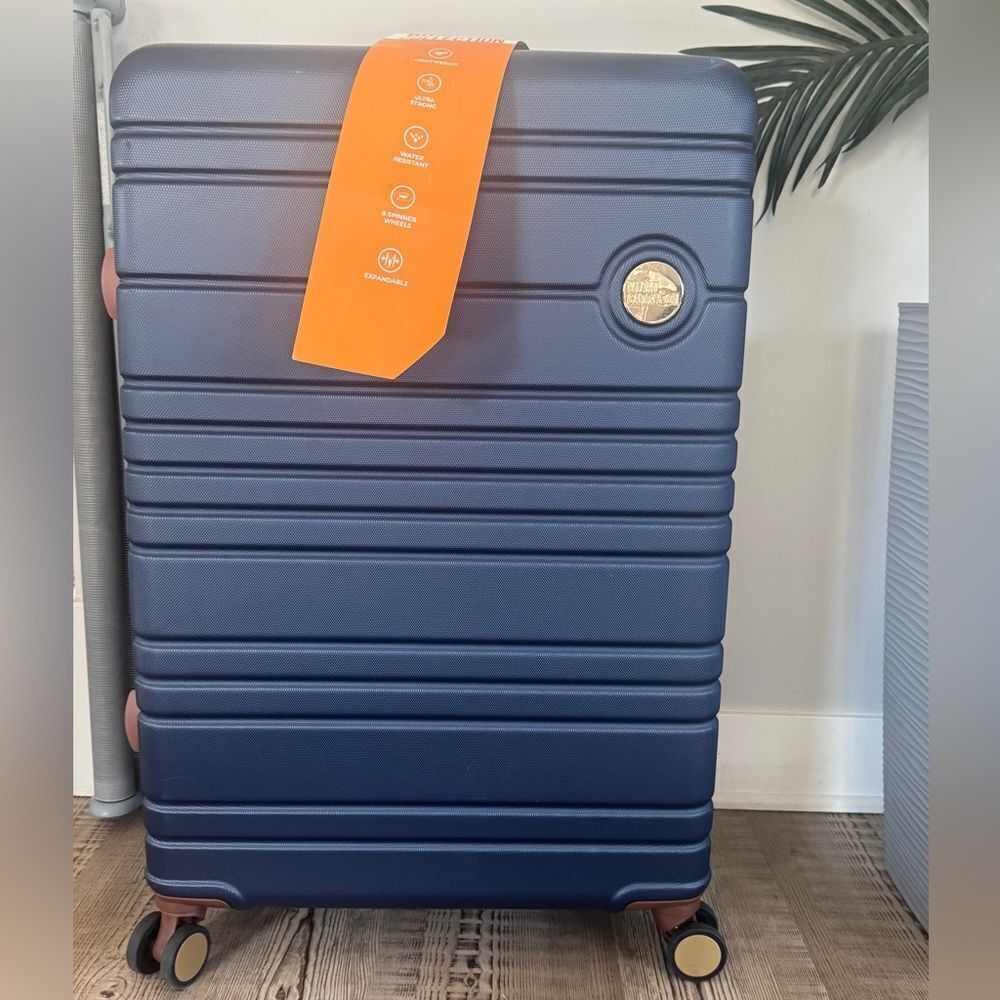 Miami CarryOn Brickell 1 Piece Expandable Retro Spinner Luggage suitcase - Picture 10 of 16